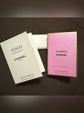 CHANEL Chance Eau Splendide & Coco Mademoiselle Eau de Parfum samples 1.5ml